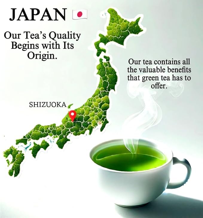 Organic Hojicha Powder 1oz, Roasted Japanese Green Tea from Japan, Stone Ground Hojicha Tea Powder, Made in Japan, Smooth Low Caffeine Tea for Hot & Iced Drinks