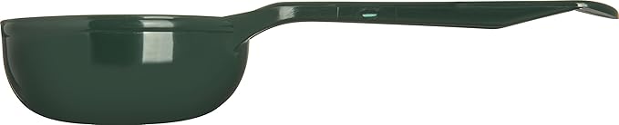 Carlisle FoodService Products Measure Miser Solid Measuring Spoon with Short Handle, 4 Ounces, Green (Pack of 12)