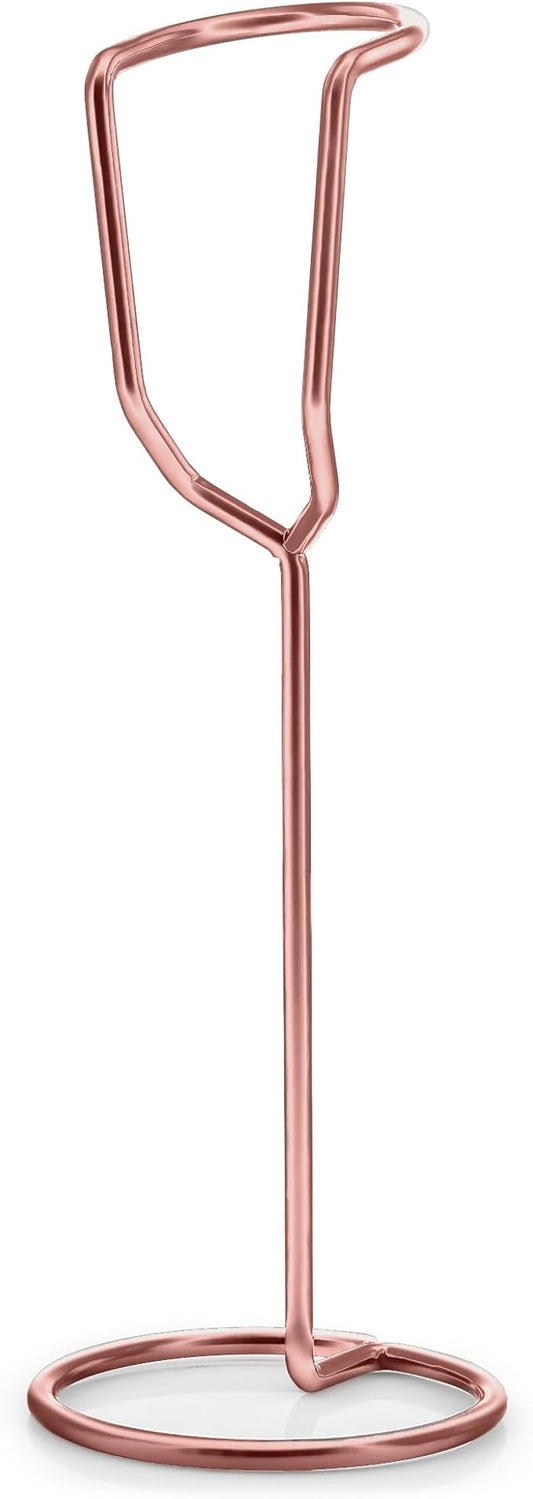 Zulay Kitchen Ultra Frother Stand for Milk Frothers - Heavy Duty, Premium Rust Resistant Milk Frother Holder for Multiple Types of Handheld Frothers (Rose Gold)
