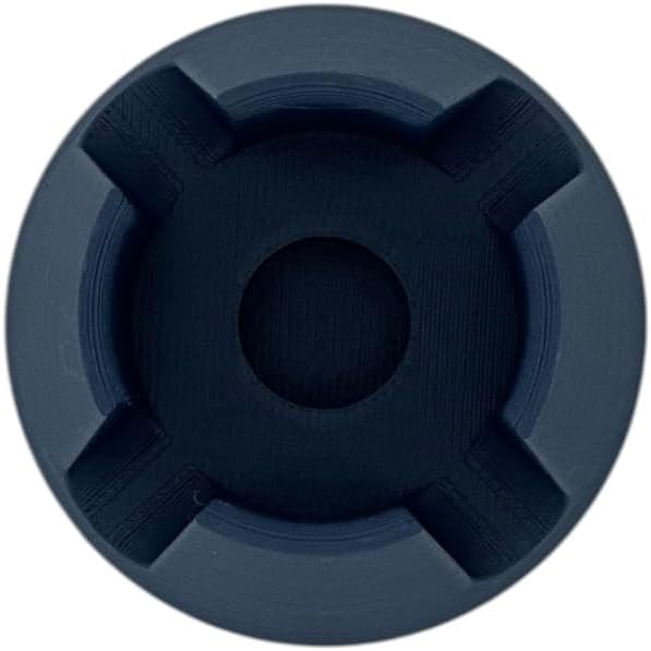Stovetop Espresso Maker Funnel Stand - Greca Coffee Dosing Holder, Fits 3-Cup & 6-Cup Filter Baskets, Handmade (Matte dark blue)