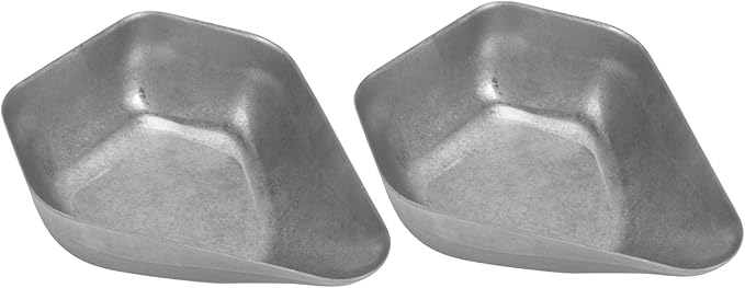 Diydeg Coffee Bean Dosing Cup, 2Pcs Retro Color 304 Stainless Steel Coffee Dosing Tray Bean Weight Tray Powder Weighing Plate for Home Cafe Restaurant