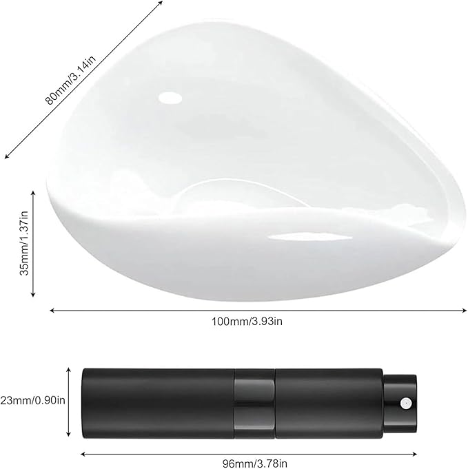 Coffee Bean Dosing Cup and Spray Bottle Set, Coffee Bar Espresso Accessories, Ceramic Dosing Vessel/Single Dose Measuring Tray Kit, Ceramic Single Dosing Tray For Coffee or Tea, Coffee Lover Gifts