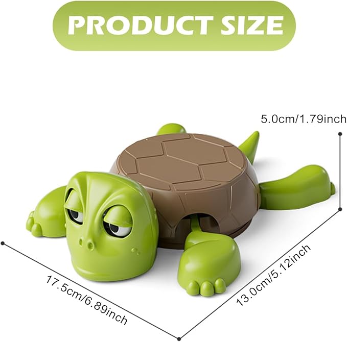 Turtle Coaster, 3D Printed Funny Tea Coasters with Interactive Expression, Turtle Cup Holder, Insulated Drink Mat for Coffee and Wine Glasses, Home Decor and Kitchen Accessories (2pcs-Green/Pink)