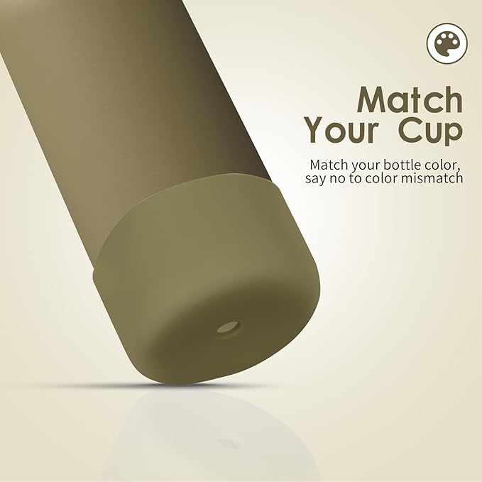 2PCS Silicone Water Bottle Boot, Compatible with Owala 24oz 32oz 40oz, Protective Anti-Scratch & Anti-Dent No Noise Sleeve Cover for FreeSip/Twist/Flip Water Bottles (Off Road, 24oz)