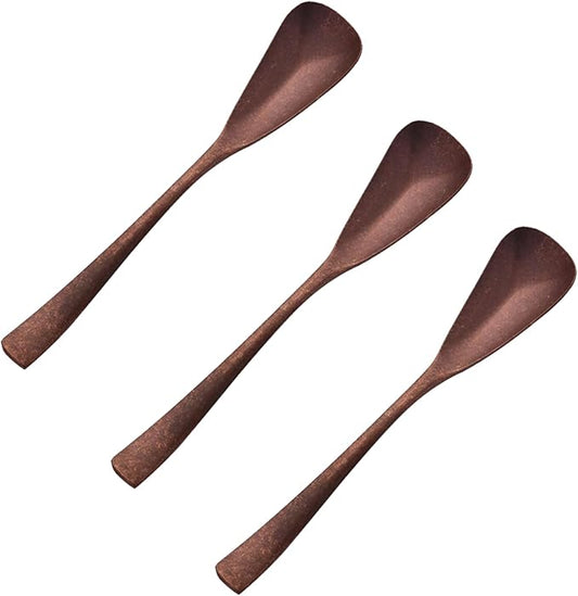 4.33-Inch Vintage Teaspoon, Hand-Forged Antique Copper Spoon, Suitable for Stirring Coffee and Desserts, Cakes, Ice Cream (3)