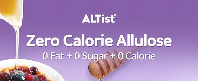 ALTist Allulose Syrup Sweetener – Zero Calorie Liquid Sugar Alternative, Keto, Vegan, Non-GMO, Plant-Based | 1:1 Sugar Replacement, No Net Carbs, Zero Fat, 17.7 fl oz - Original