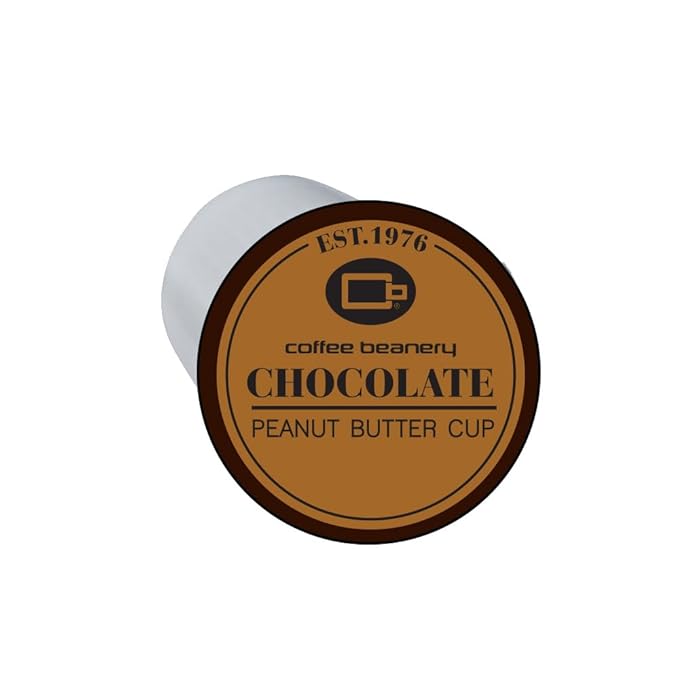 Chocolate Peanut Butter Cup Decaf Coffee Pods by Coffee Beanery | 96ct Bulk Flavored Decaf Coffee Pods Medium Roast Coffee