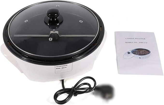 Coffee Bean Roaster, Home Electric Coffee Roaster with Timer Roasting Machine Peanut Bean Home Coffee Roaster, 110V 800W