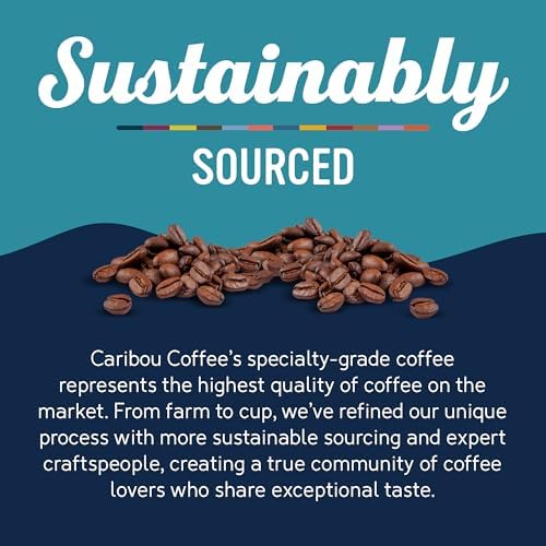 Caribou Coffee, Light Roast Ground Coffee, 100% Arabica Coffee - Daybreak Morning Blend 20 Ounce Bag