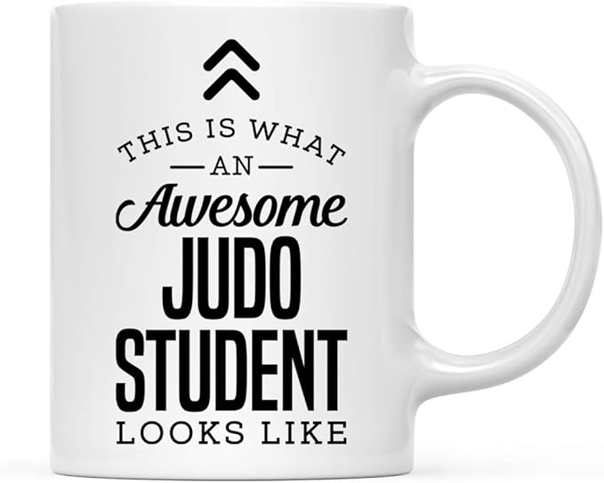 Andaz Press 11oz. Ceramic Coffee Tea Mug Thank You Gift, This is What an Awesome Judo Student Looks Like, 1-Pack, Birthday Christmas Gift Ideas Coworker Him Her, Includes Gift Box