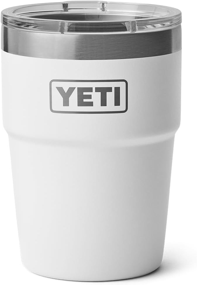 YETI Rambler 16 oz Stackable Tumbler, Vacuum Insulated, Stainless Steel with MagSlider Lid | Stackable, MagSlider Lid, Stackable, MagSlider Lid, Vacuum Insulated, Vacuum Insulated