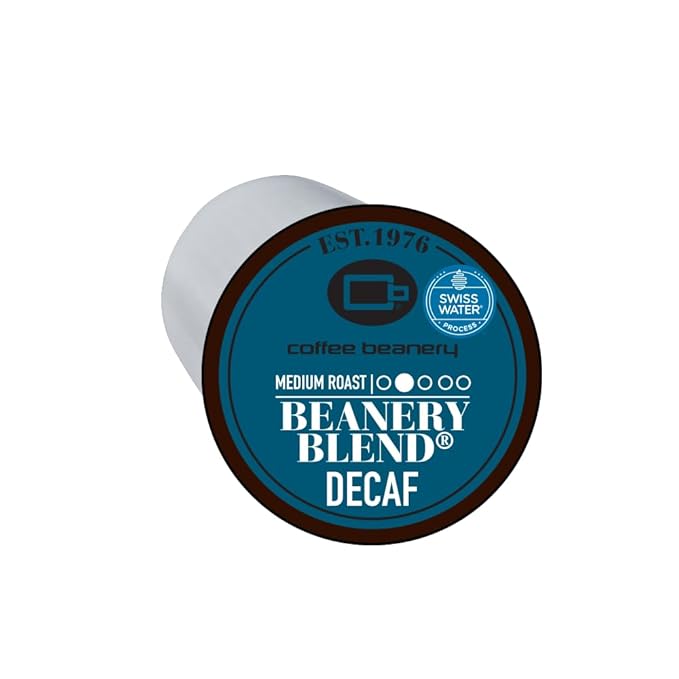 Decaf Beanery Blend Single Serve Coffee Pods | 48ct | SWP Decaf Coffee | 100% Specialty Arabica Coffee