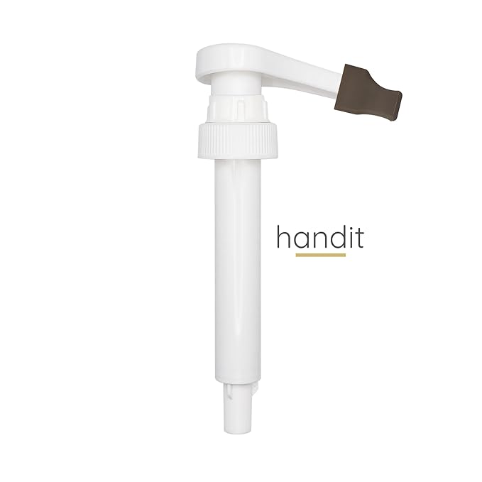 Handit - Coffee Syrup Pump Covers | Chocolate Color Rubber Silicone | Keep Syrups Preserved and Clean, Keep Counters, Bottles Clean | Fits Pumps for Torani, DaVinci, Skinny, Monin | 10-Pack