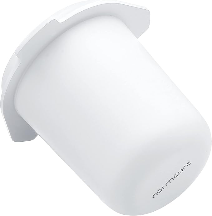 Normcore 53.3mm Portafilter Dosing Cup - 304 Stainless Steel - Non-stick coating White - Fits Breville Sage Solis Barista Express and 54mm Breville Machines