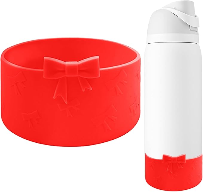 Silicone Bow Boot Water Bottles Accessories for Owala 32 oz WaterBottles