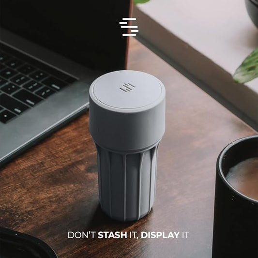 Staze Air Tight Smell Proof Container (148ml) – Vacuum Seal Stash Jar - Waterproof Food Storage Canister, Portable Small Smell Proof Jar for Coffee, Herb, Spice & Gummies - (COSMIC TRIO)