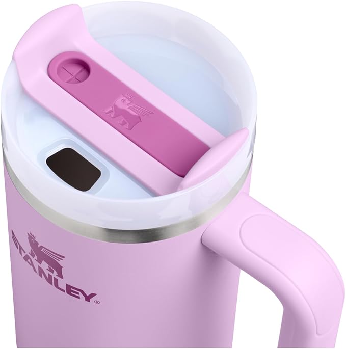 STANLEY Quencher H2.0 Tumbler with Handle and Straw 30 oz | Flowstate 3-Position Lid | Cup Holder Compatible for Travel | Insulated Stainless Steel Cup | BPA-Free | Soft Orchid