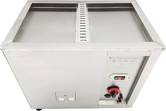 Full-Automatic Gas Type Coffee Bean Roaster 16.5LBS Electric Stainless Steel Coffee Roaster Nuts Bean Roasting Machine 110V 80W