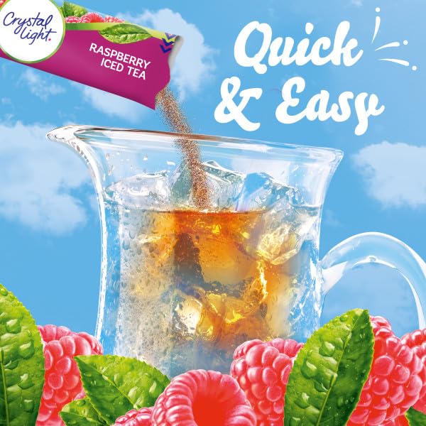 Crystal Light Classic Orange, Cherry Pomegranate, Raspberry Green Tea, Raspberry Iced Tea Variety Pack Drink Mix (Variety Pack)
