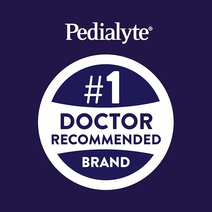 Pedialyte Electrolyte Powder, Hydration Drink for Kids & Adults, Orange, 8 Powder Packets