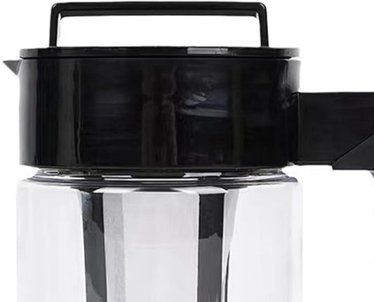 1 Piece 900Ml Cold Brew Iced Coffee Maker Airtight Seal Handle Coffee Kettle Coffee Pot As Shown Plastic Non-Slip Handle Coffee Kettle