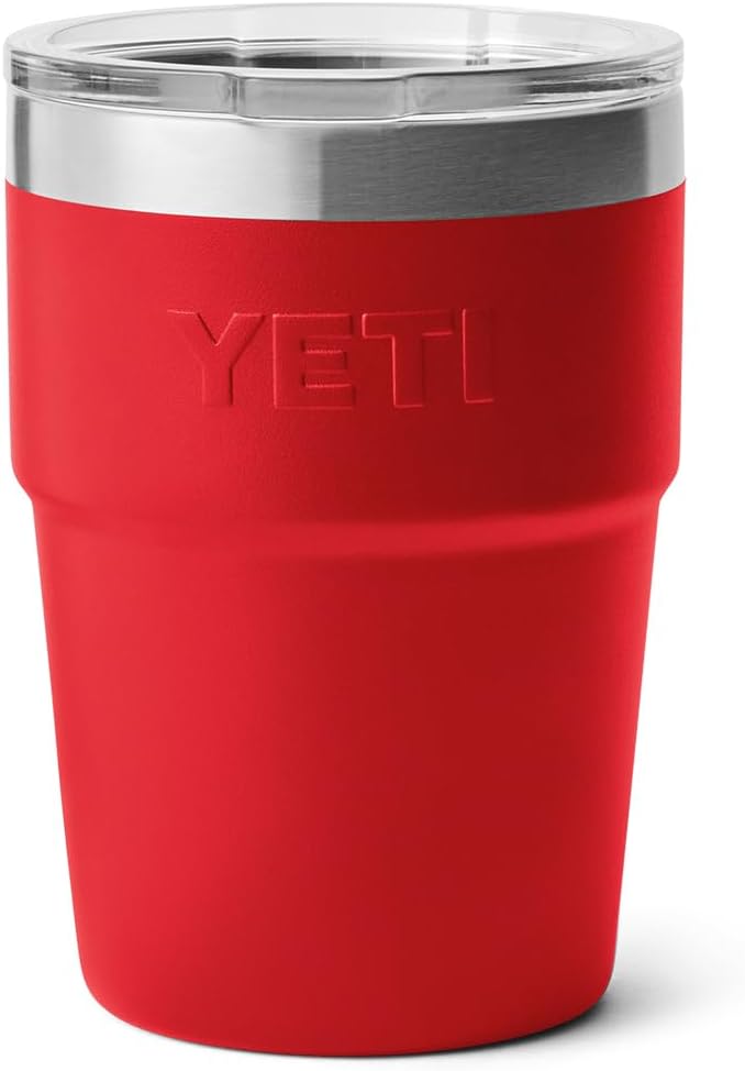 YETI Rambler 16 oz Stackable Tumbler, Vacuum Insulated, Stainless Steel with MagSlider Lid | Stackable, MagSlider Lid, Stackable, MagSlider Lid, Vacuum Insulated, Vacuum Insulated