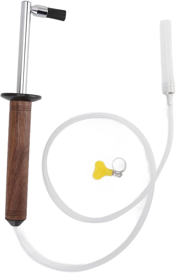 Coffee Machine Cleaning Brush, High Temperature Resistance Wood Handle Replaceable Brush for Coffee Maker Steam Cleaning Tool