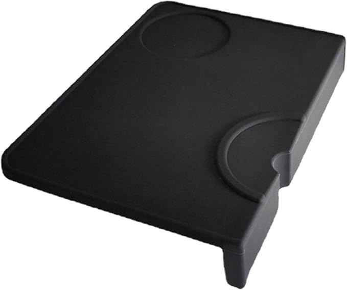 Espresso Tamper Mat,Non Slip Silicone Coffee Tamping Mat with Edge Protection,Reusable Countertop Tamping Mat,Tamp Mat for Table Corner,Coffee Shop,Kitchen,Baking House,Tea Room