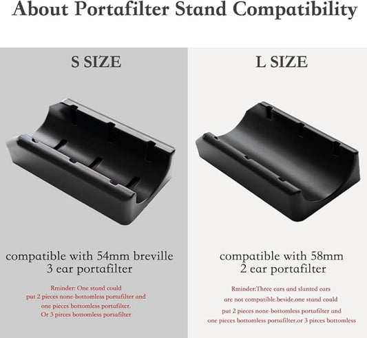 Portafilter Holder For 54mm 3 Ear,Portafilter Stand Compatible with Breville Espresso Machine,Espresso Accessories For Coffee Lover and Coffee Bar,Espresso Station Organizer