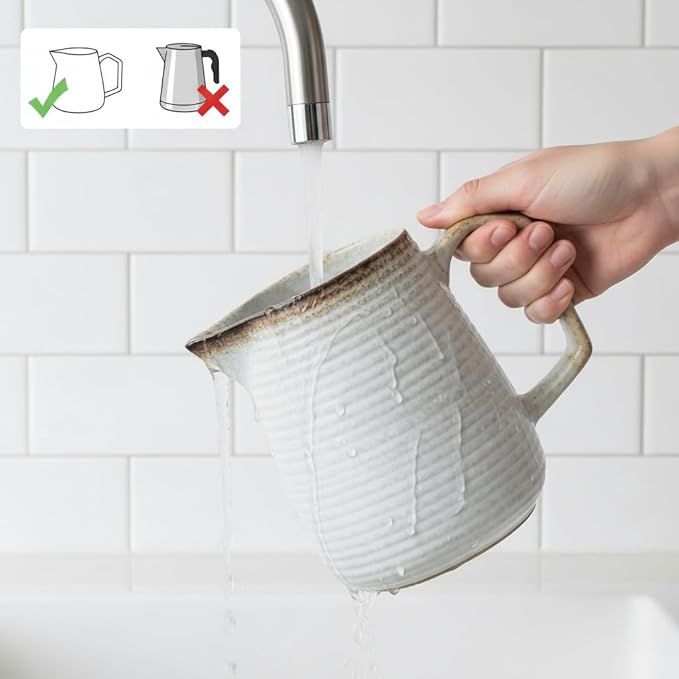 Pour Over Coffee Maker Set - Ceramic V60 Dripper Pot, Heat-Resistant & Easy Clean, Manual Slow Drip Coffee Brewer for Office, Home, Camping 1-3 Cup Pour Over Kit 20 coffee filters (white)