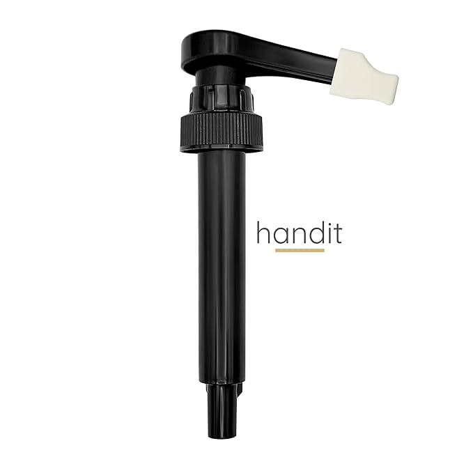 Handit - Coffee Syrup Pump Covers | Vanilla Color Rubber Silicone | Keep Syrups Preserved and Clean, Keep Counters, Bottles Clean | Fits Pumps for Torani, DaVinci, Skinny, Monin | 10-Pack