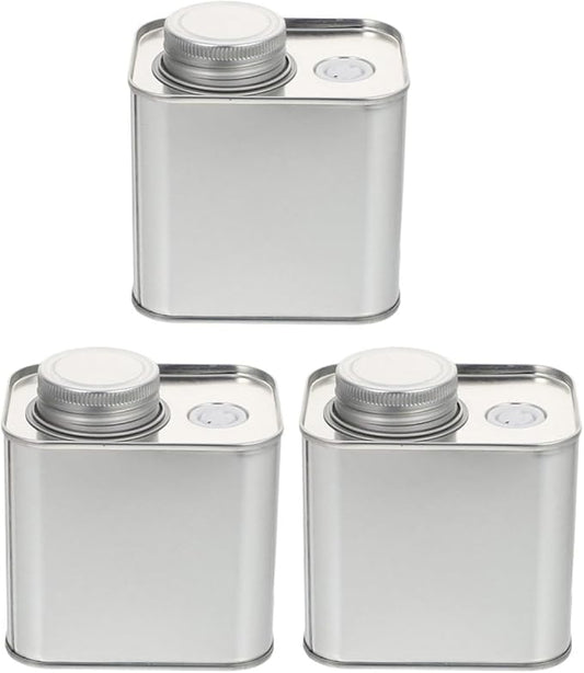 3pcs Airtight Coffee Storage Canisters with Air Valve, Square Tin Containers with Lids for Coffee Beans and Powder, Vacuum Sealed Food Organizer for Kitchen and Pantry