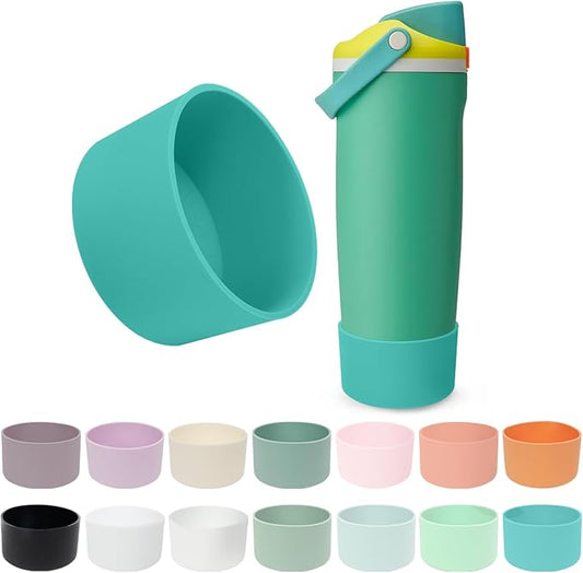Silicone Boot for Owala 30oz & 40oz FreeSip Sway Bottles & Tumblers - Non-Slip, Scratch-Resistant, Stability Enhancer, Available in 18 Colors (Summer Soiree)