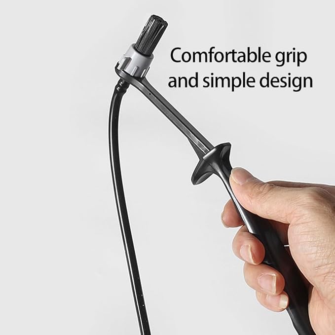 Cleaning Tool Commercial Espresso Machine Maintenance Brush With Flexible Hose