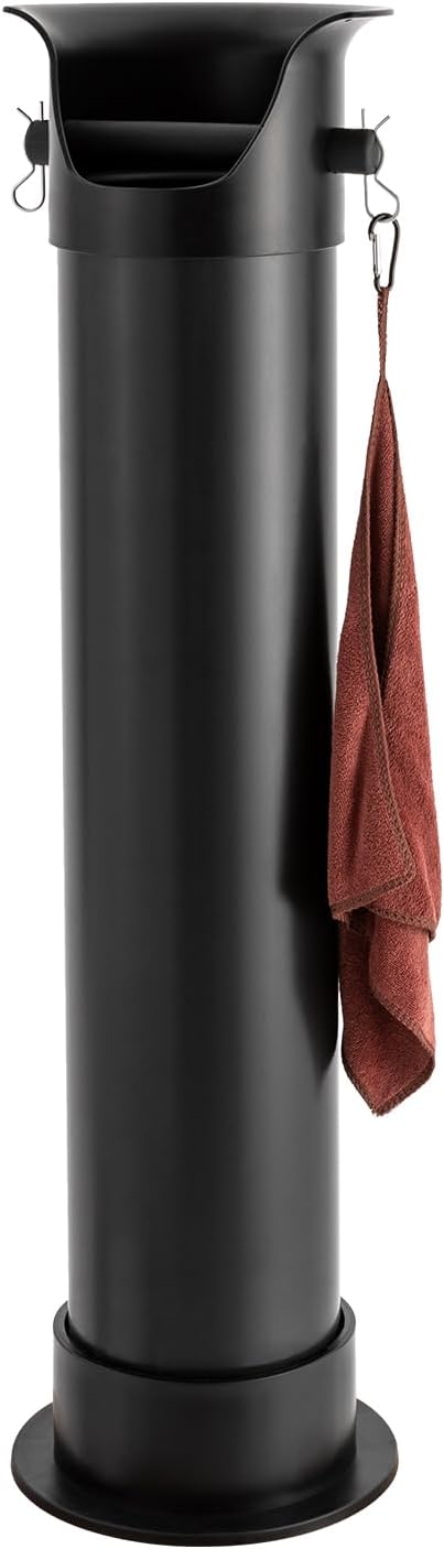 Professional Coffee Knock Box – Large Capacity, Durable Heat-Resistant Espresso Grounds Bin with Quiet Knock Bar, Detachable Lid & Stable Base for Home, Café, Barista