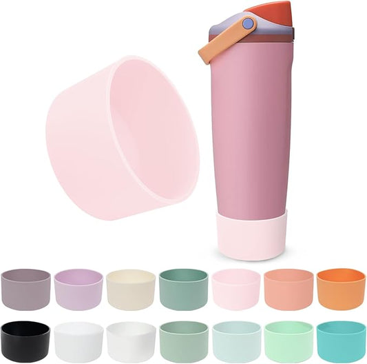 Silicone Boot for Owala 30oz & 40oz FreeSip Sway Bottles & Tumblers - Non-Slip, Scratch-Resistant, Stability Enhancer, Available in 18 Colors (Sugar High)