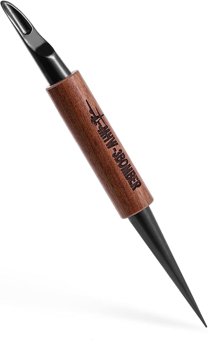 MHW-3BOMBER Latte Art Pen for Barista, Rosewood Coffee Art Pen for Latte, Cappuccino, Macchiato, Espresso Art Tool Barista Gift, CN5400R