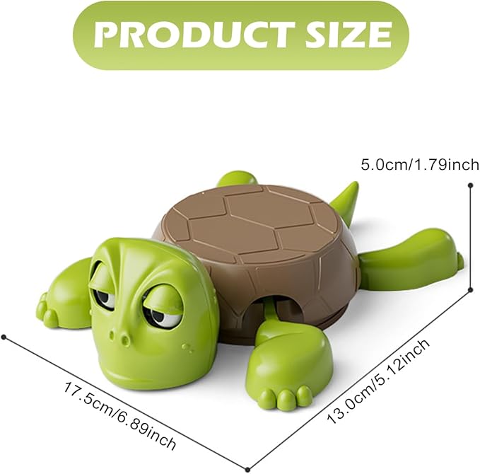 Turtle Coaster, 3D Printed Funny Tea Coasters with Interactive Expression, Turtle Cup Holder, Insulated Drink Mat for Coffee and Wine Glasses, Home Decor and Kitchen Accessories