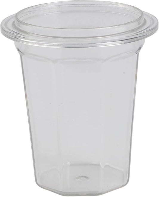 Coffee Dosing Cup 51mm, Thickened Transparent Anti Static Espresso Dosing Cup Coffee Machine Powder Feeder, Mug Coffee Powder Dosing Cup for Espresso Machine