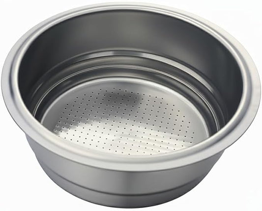 Stainless Steel Coffee Filter, 51mm Double Cup (Dual Wall/Pressurized) Compatible with DLG EC885/9155/9255/9355/9555/9665/9865, SMEG & EUPA Coffee Machine