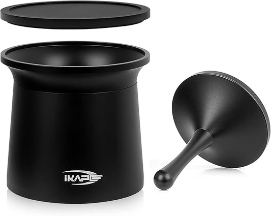 IKAPE 51mm Espresso Powder Receiver Cup, Coffee Powder Receiver Container, Suitable for 51mm Portafilters