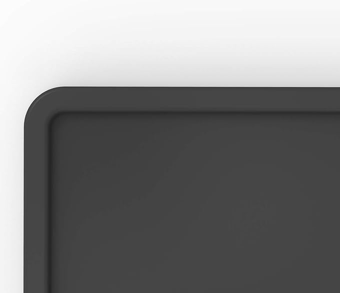 ToSSme Espresso Tamping Mat I 6X7 Inch Food Safe Silicone Coffee Tamper Mat I Portafilter Mat For Baristas I Coffee Tamp Mat I Waterproof, Heat Resistant Tamping Pad and Tamp Station TM-CO05 Black