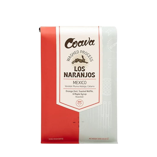 Mexico Los Naranjos - Roasted by Coava Coffee Roasters - Whole Bean Coffee - 12 Ounce Bag