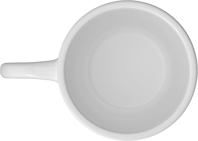 Coffee AM Wine PM - Funny Minimalist Coffee Wine Lover Ceramic Mug, White