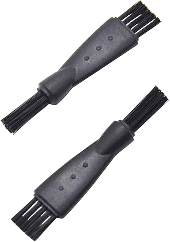 8PCS 60MM Plastic Cleaning Brush Weed Debris Dust Removal Brush Accessory for Spice Herb Grinders Black