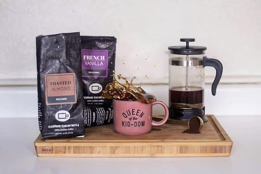 Toasted Almond Flavored Coffee, Specialty Arabica Coffee, Medium Roast, 12 ounce, Automatic Drip (Ground)