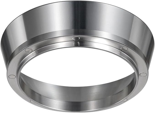 51mm Magnetic Dosing Funnel V2, MATOW Stainless Steel Espresso Dosing Ring with 8 Magnets Compatible with 51mm Espresso Portafilter