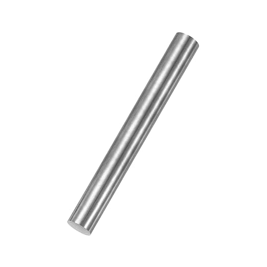 PATIKIL Pure Iron Bar, 0.98" Diameter 8.07" Length Iron String Rod Steel Stick DIY Craft Supplies for Crafting Science Lab Testing