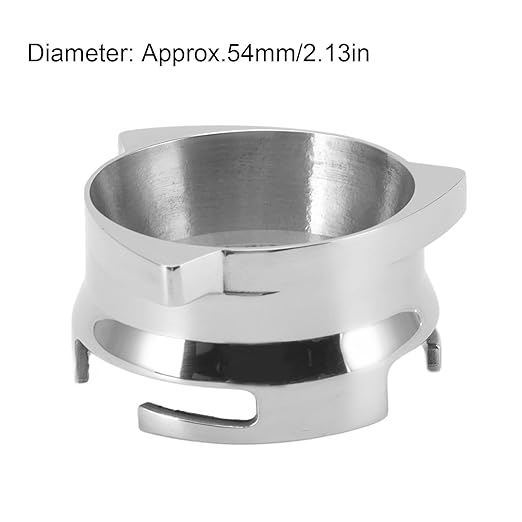 Coffee Dosing Funnel Stainless Steel Professional Grade Barista Tool Precise Ground Coffee Dispenser for Espresso Machines 54mm