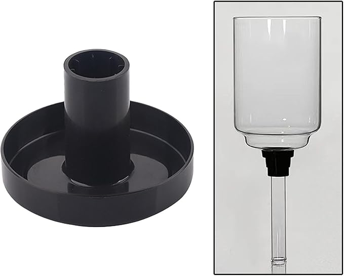 DimyFew Upper Bowl Lid Siphon Pot Accessory Spare Parts Upper Chamber Cover Siphon Coffee Maker Part for Top, Easy to Clean, 10cm